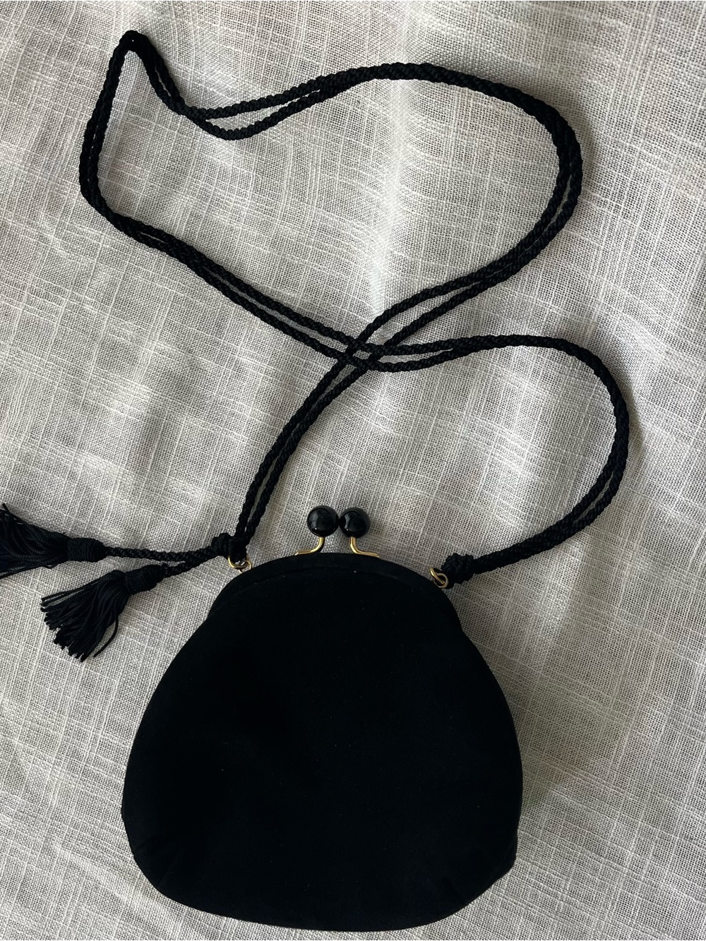 Vtg Judith Leiber Velvet Evening Bag